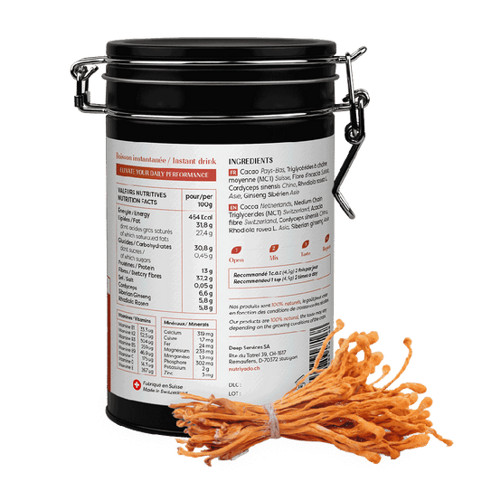 Cacao Cordyceps – Performance et récupération pour sportifs - Nutriyado