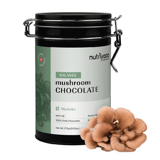 Cacao au Maitake – Bien-être métabolique et énergie douce - Nutriyado